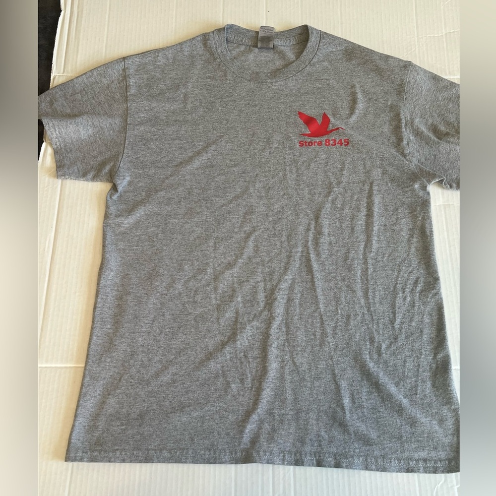 Wawa gray T-shirt with Store #8345, Size Medium